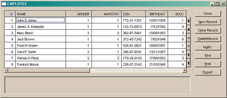 Spreadsheet